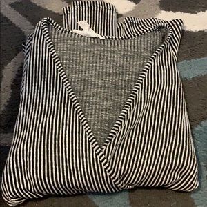 Black and white stripped top